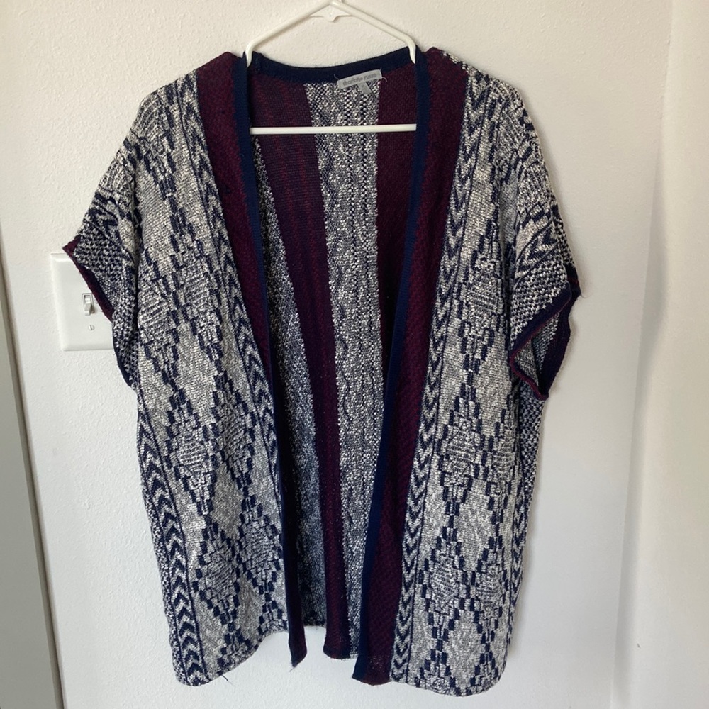 Short sleeve cardigan